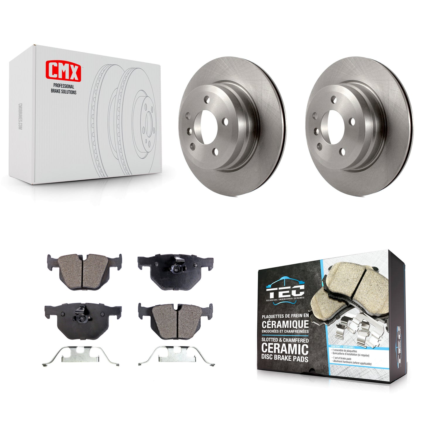 [Arrière] Kit de Disque et plaquette (céramique) de frein pour BMW X5 X6 K8T-101991