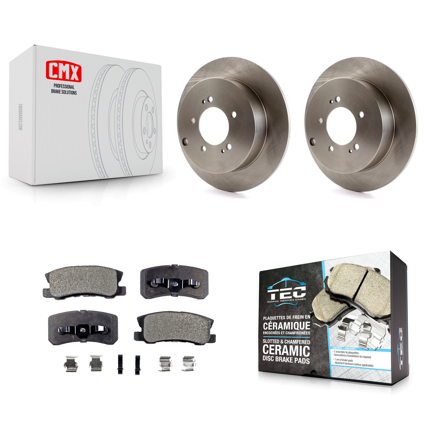 [Arrière] Kit de Disque et plaquette (céramique) de frein pour Mitsubishi Lancer Outlander K8T-101994