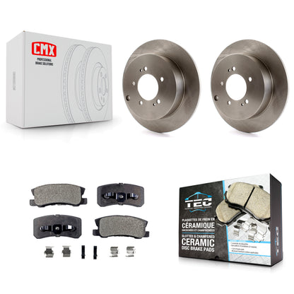 [Arrière] Kit de Disque et plaquette (céramique) de frein pour Mitsubishi Lancer Outlander K8T-101994