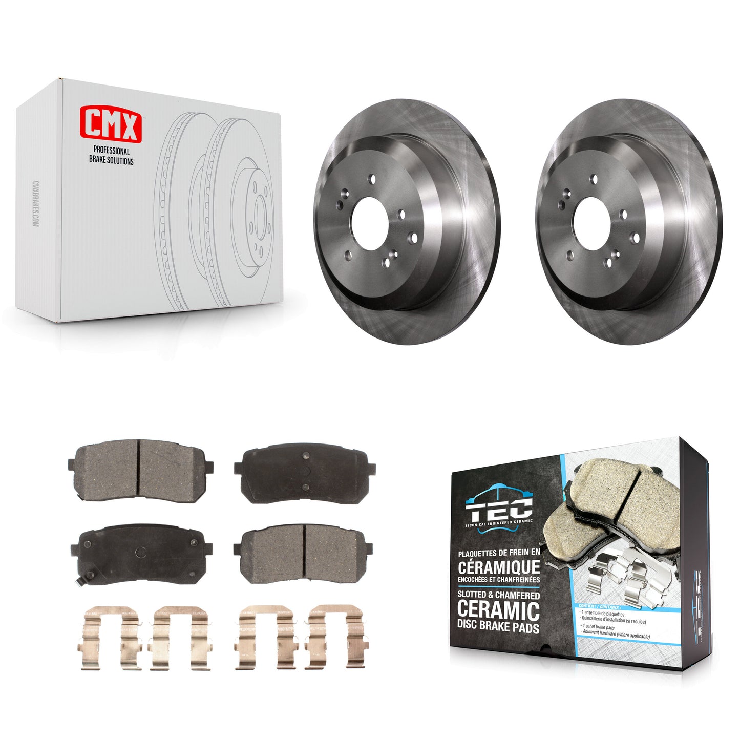 [Arrière] Kit de Disque et plaquette (céramique) de frein pour 2007-2012 Hyundai Veracruz K8T-101995