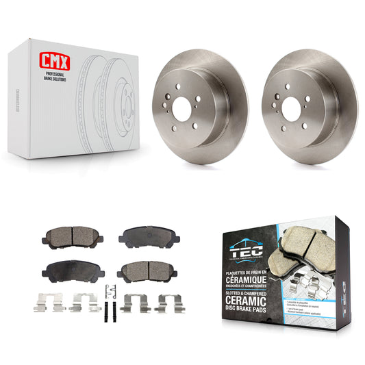 [Arrière] Kit de Disque et plaquette (céramique) de frein pour 2008-2013 Toyota Highlander K8T-102003