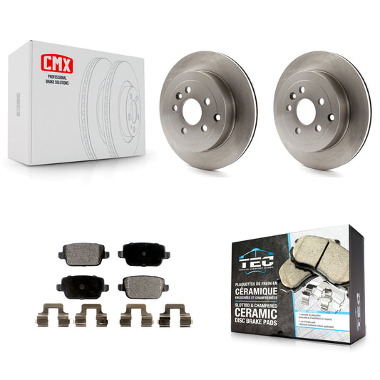 [Arrière] Kit de Disque et plaquette (céramique) de frein pour 2008-2011 Land Rover LR2 K8T-102008