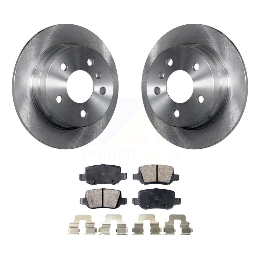[Arrière] Kit de Disque et plaquette (céramique) de frein pour 2006-2011 Mercedes-Benz B200 K8T-102013 par Transit Auto