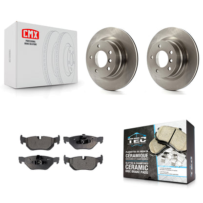 [Arrière] Kit de Disque et plaquette (céramique) de frein pour 2008-2013 BMW 128i K8T-102017