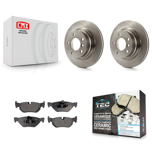 [Arrière] Kit de Disque et plaquette (céramique) de frein pour 2008-2013 BMW 128i K8T-102017
