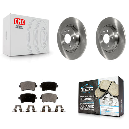 [Arrière] Kit de Disque et plaquette (céramique) de frein pour Audi Q5 A4 Quattro A5 allroad S5 K8T-102018