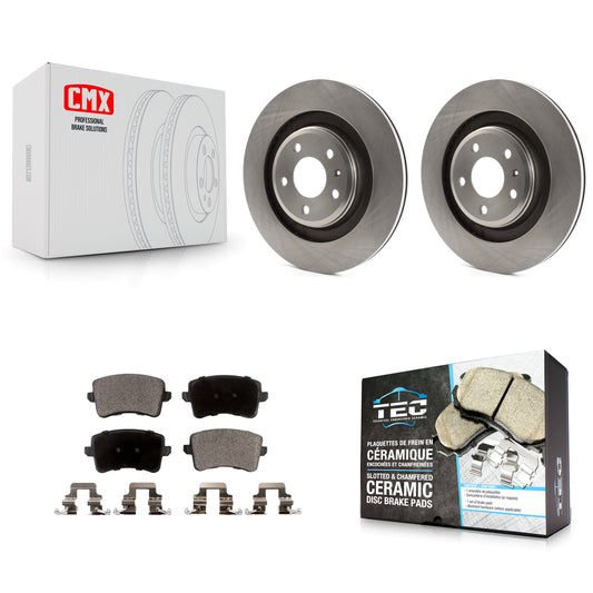 [Arrière] Kit de Disque et plaquette (céramique) de frein pour Audi S5 A4 Quattro K8T-102020