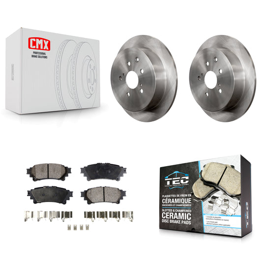 [Arrière] Kit de Disque et plaquette (céramique) de frein pour Toyota Highlander Sienna Lexus RX350 RX450h K8T-102031