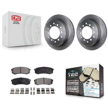 [Arrière] Kit de Disque et plaquette (céramique) de frein pour Toyota 4Runner Lexus GX460 FJ Cruiser K8T-102035