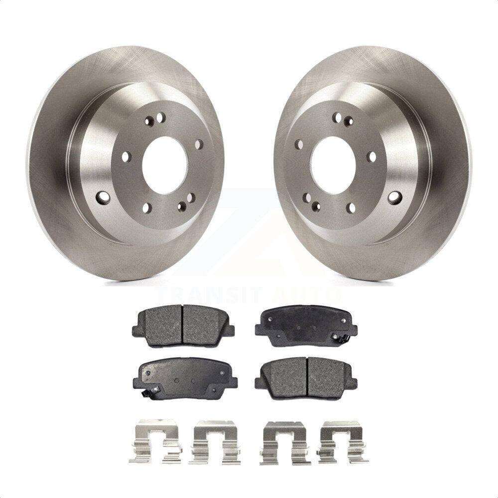 [Arrière] Kit de Disque et plaquette (céramique) de frein pour Kia Sorento Hyundai Santa Fe Sport XL K8T-102036 par Transit Auto