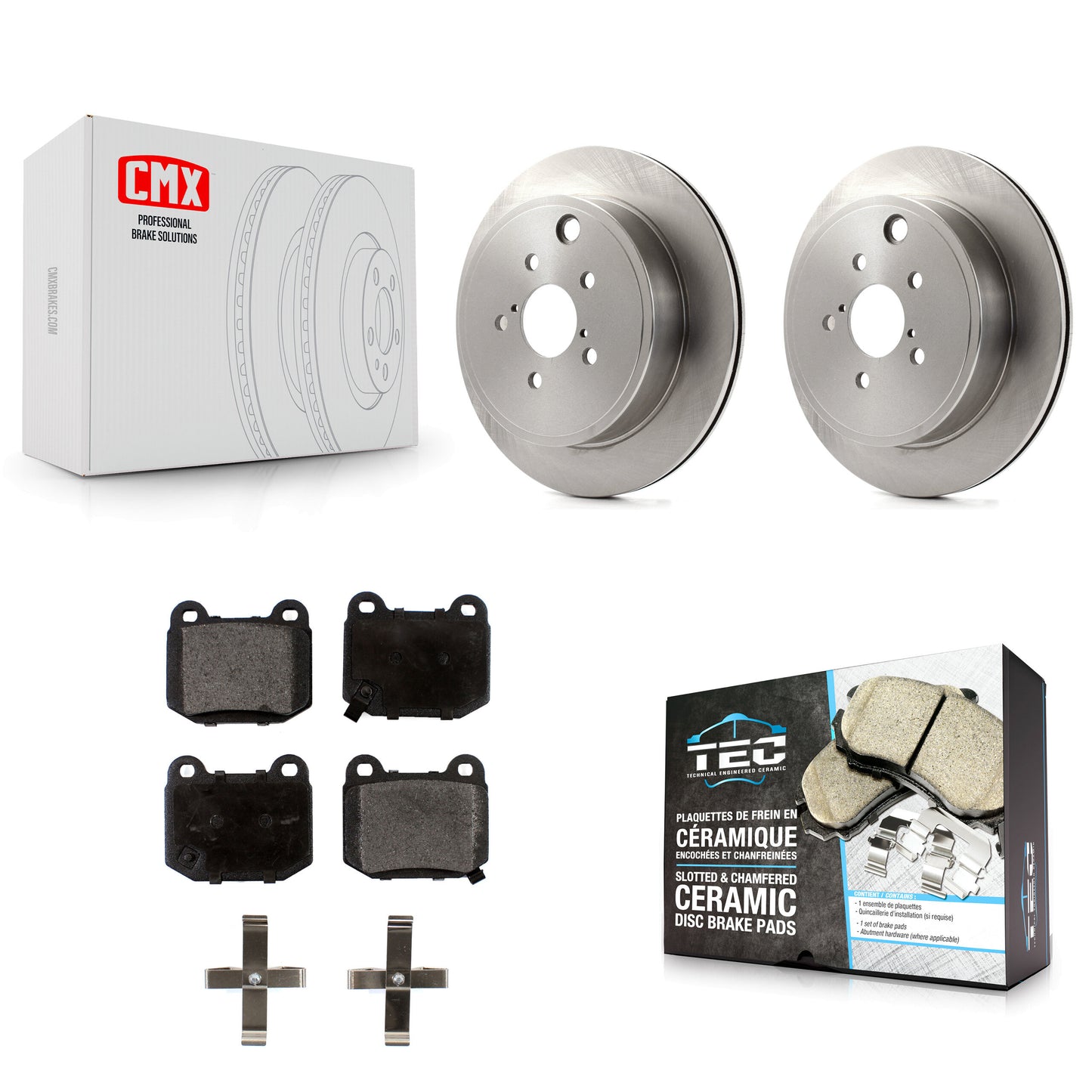 [Arrière] Kit de Disque et plaquette (céramique) de frein pour Subaru BRZ Toyota 86 K8T-102039