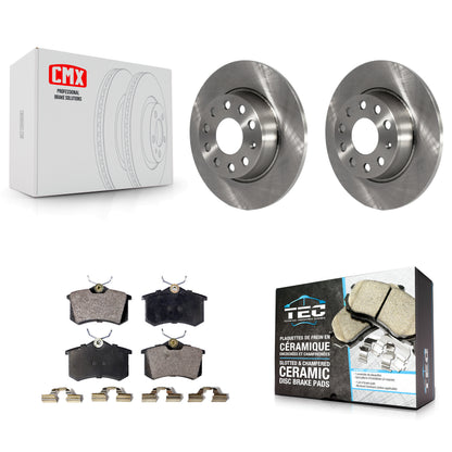 [Arrière] Kit de Disque et plaquette (céramique) de frein pour Volkswagen Beetle Golf avec 272mm Diameter Rotor K8T-102043