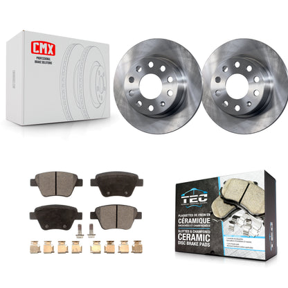 [Arrière] Kit de Disque et plaquette (céramique) de frein pour Volkswagen Beetle GTI Eos avec 253mm Diameter Rotor K8T-102047