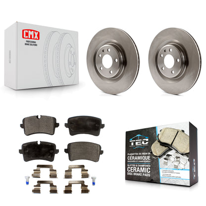 [Arrière] Kit de Disque et plaquette (céramique) de frein pour Audi A6 Quattro A7 A8 Porsche Macan K8T-102051