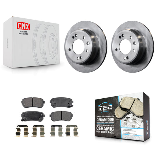 [Arrière] Kit de Disque et plaquette (céramique) de frein pour Hyundai Elantra Tucson Kia Sportage K8T-102052