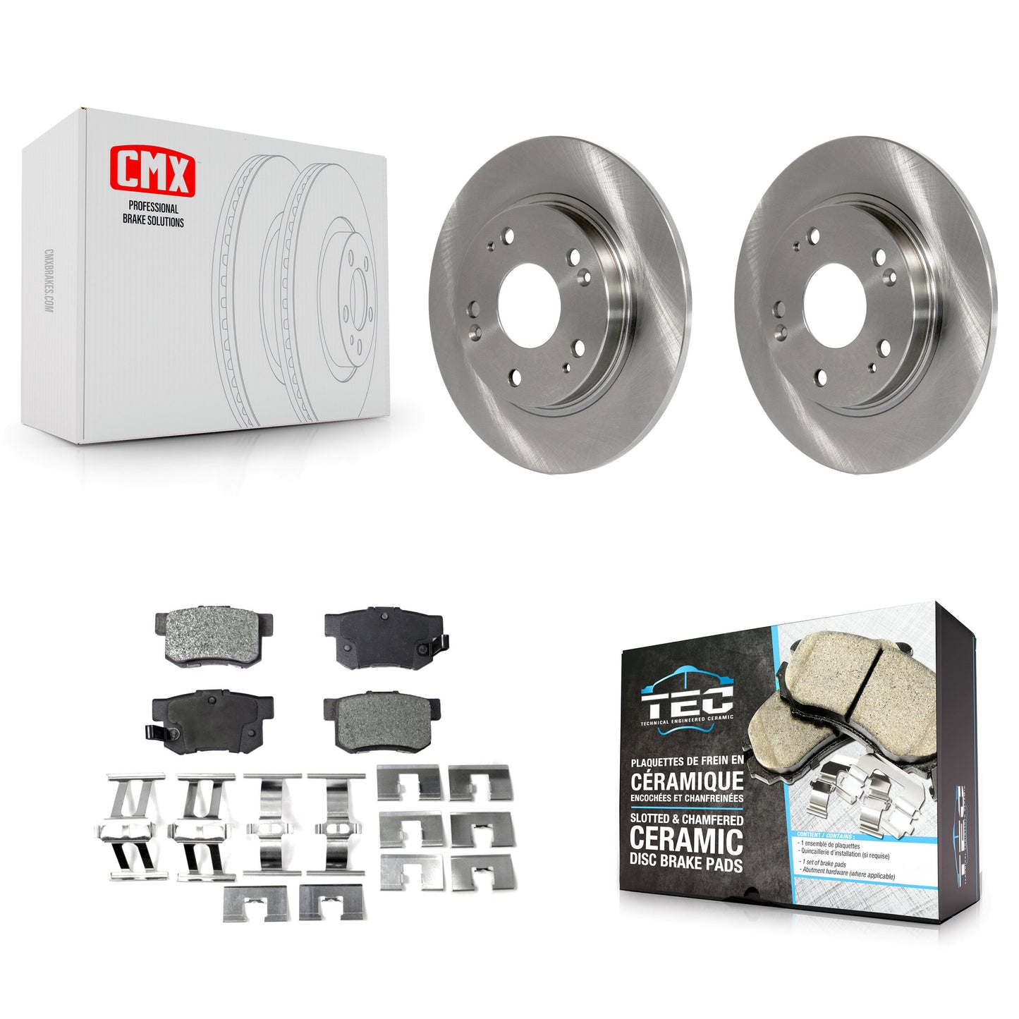 [Arrière] Kit de Disque et plaquette (céramique) de frein pour 2011-2015 Honda CR-Z K8T-102054