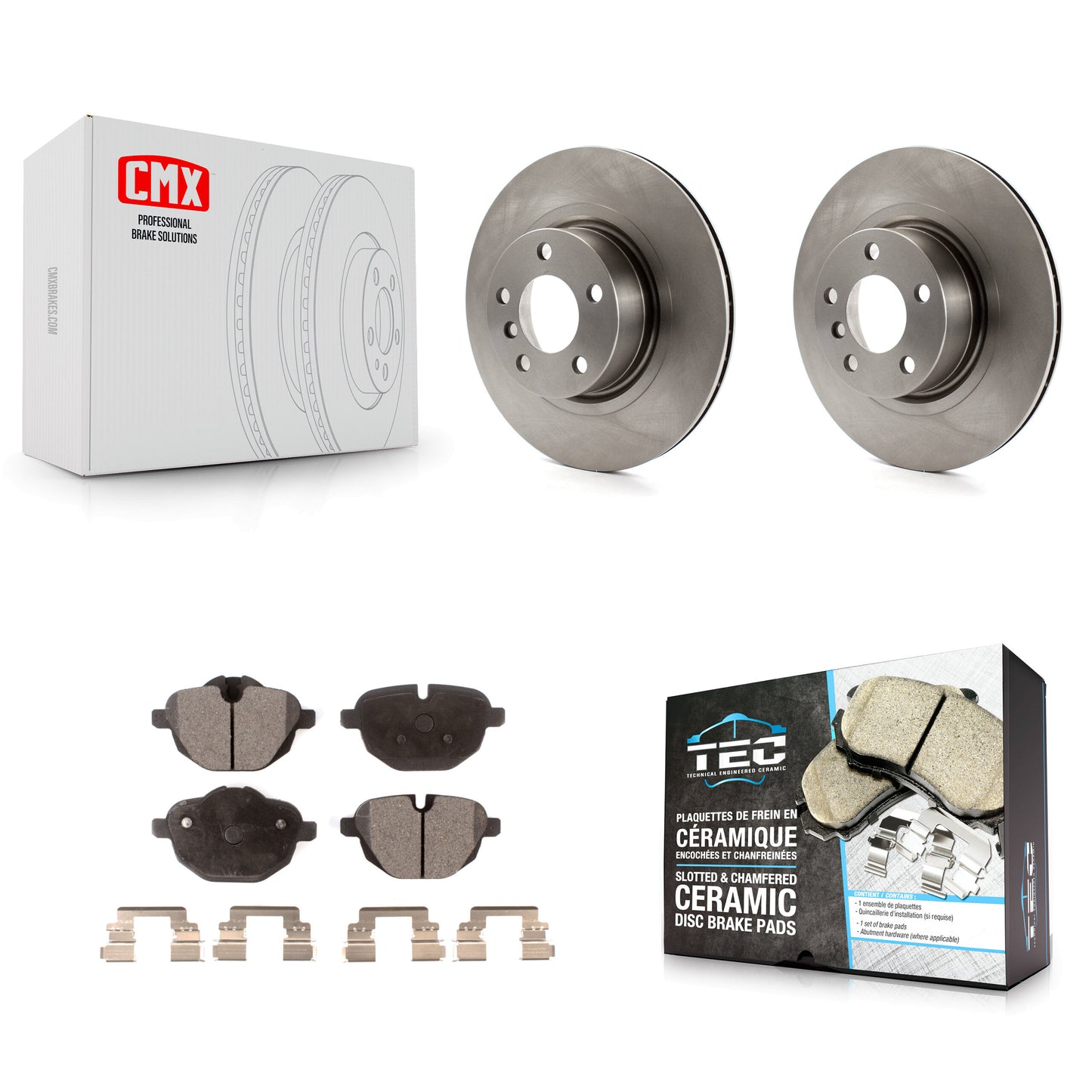 [Arrière] Kit de Disque et plaquette (céramique) de frein pour BMW X3 X4 K8T-102057