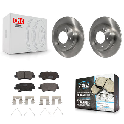[Arrière] Kit de Disque et plaquette (céramique) de frein pour Kia Soul Forte Hyundai Veloster Elantra GT Kona Forte5 K8T-102065