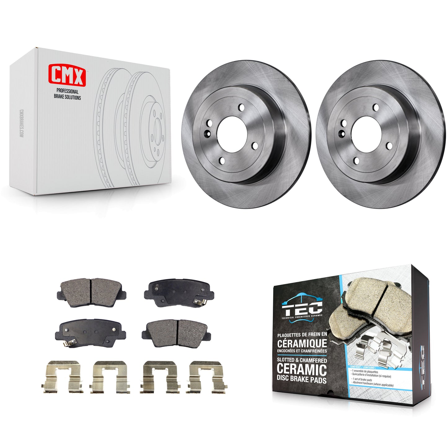 [Arrière] Kit de Disque et plaquette (céramique) de frein pour 2011 Hyundai Accent K8T-102071