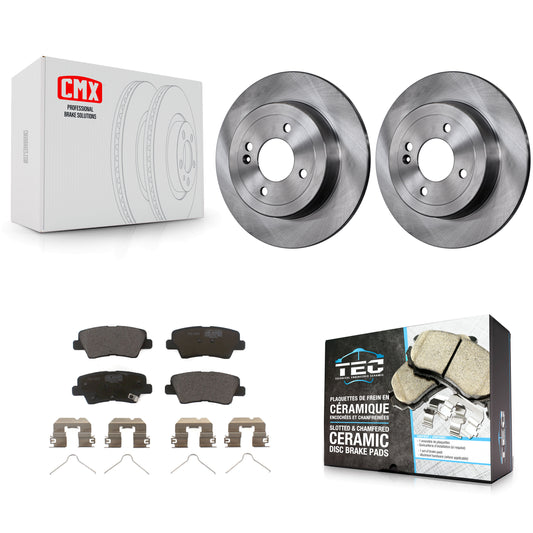 [Arrière] Kit de Disque et plaquette (céramique) de frein pour Hyundai Accent Kia Rio K8T-102073