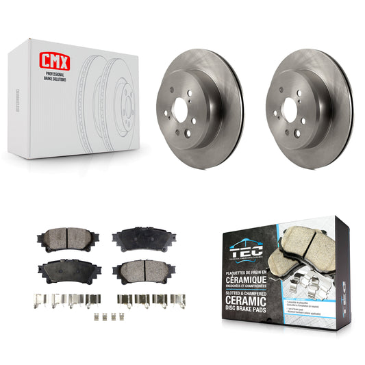 [Arrière] Kit de Disque et plaquette (céramique) de frein pour Lexus GS350 IS300 IS200t IS350 RC350 RC300 RC200t GS300 GS200t GS450h K8T-102074