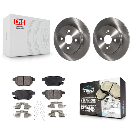 [Arrière] Kit de Disque et plaquette (céramique) de frein pour 2012-2018 Toyota Yaris K8T-102075