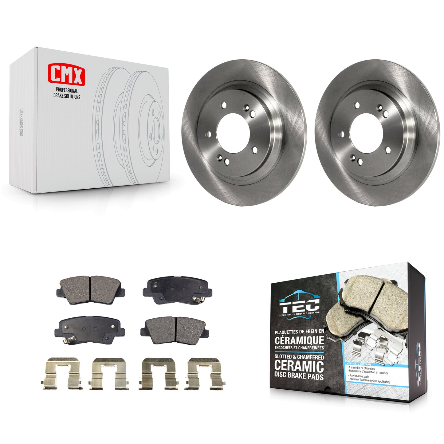 [Arrière] Kit de Disque et plaquette (céramique) de frein pour Hyundai Sonata Azera K8T-102079