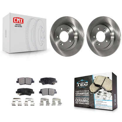 [Arrière] Kit de Disque et plaquette (céramique) de frein pour Kia Optima Hyundai Sonata Cadenza Soul EV K8T-102080
