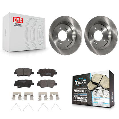 [Arrière] Kit de Disque et plaquette (céramique) de frein pour Hyundai Sonata Kia Optima Elantra GT Soul EV Forte Forte5 K8T-102081