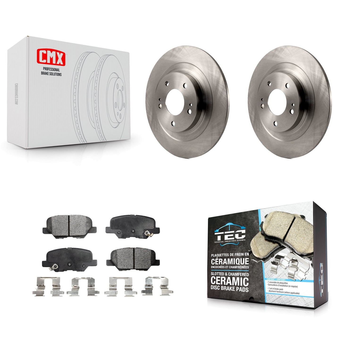 [Arrière] Kit de Disque et plaquette (céramique) de frein pour Mitsubishi Outlander Sport PHEV RVR K8T-102083