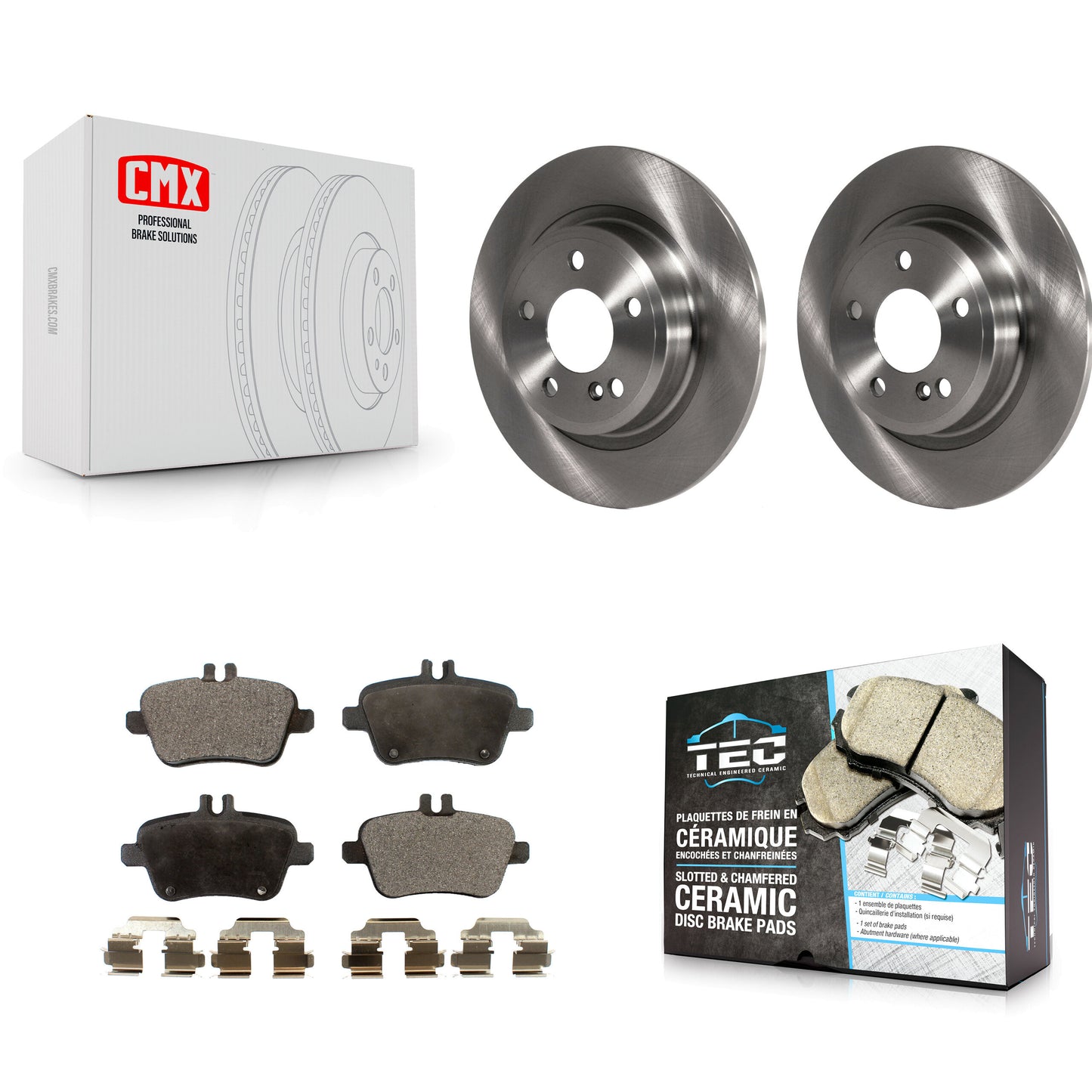 [Arrière] Kit de Disque et plaquette (céramique) de frein pour Mercedes-Benz GLA250 CLA250 INFINITI QX30 B Electric Drive B250e B250 K8T-102088