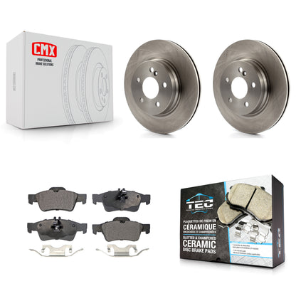 [Arrière] Kit de Disque et plaquette (céramique) de frein pour Mercedes-Benz E550 avec 300mm Diameter Rotor K8T-102090