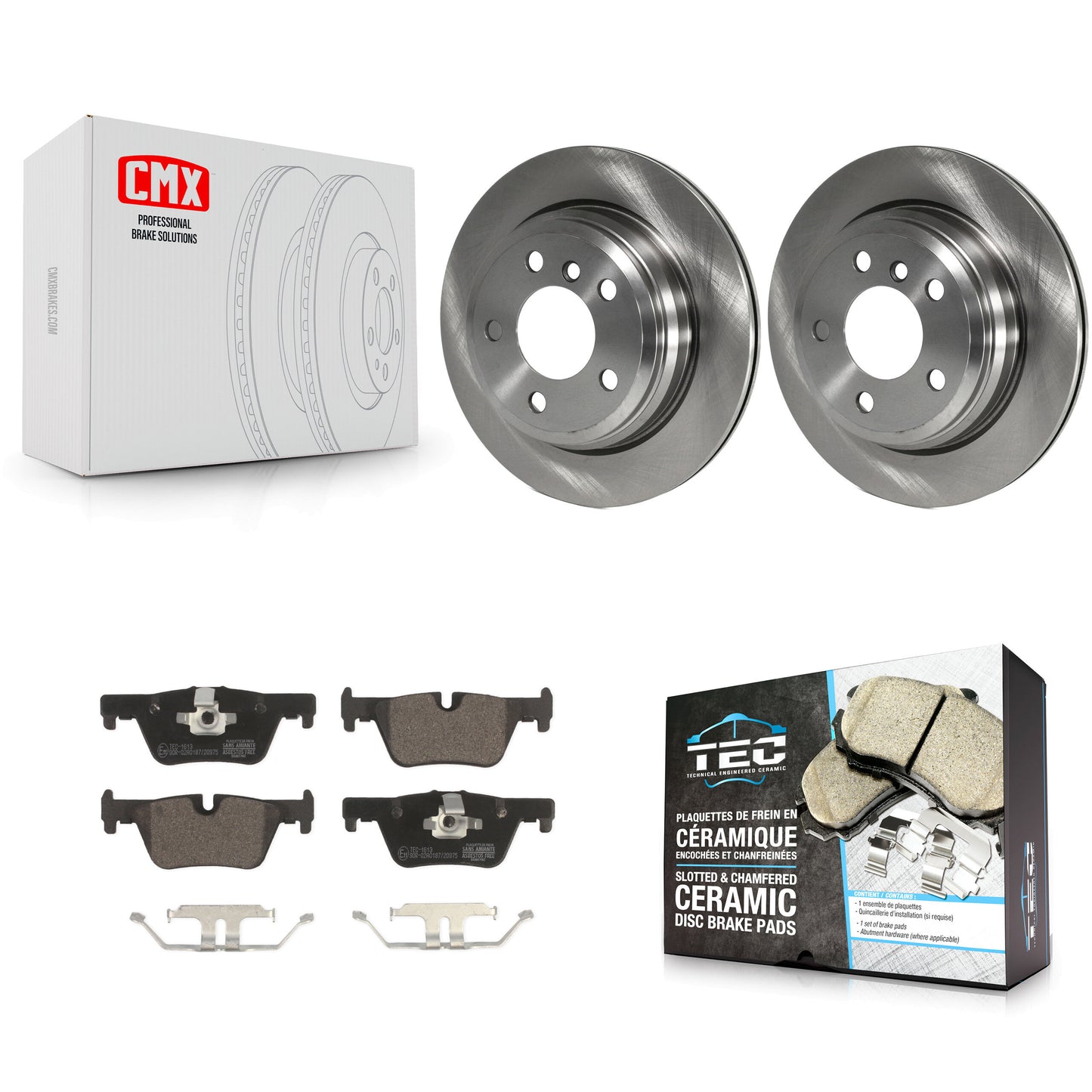 [Arrière] Kit de Disque et plaquette (céramique) de frein pour BMW 328i xDrive 320i 330i 428i 430i Gran Coupe GT 328d K8T-102093