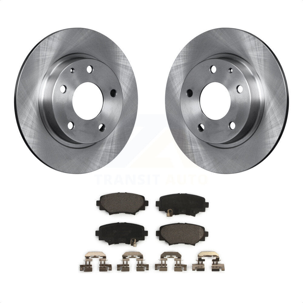 [Arrière] Kit de Disque et plaquette (céramique) de frein pour Mazda 3 Sport K8T-102095 par Transit Auto