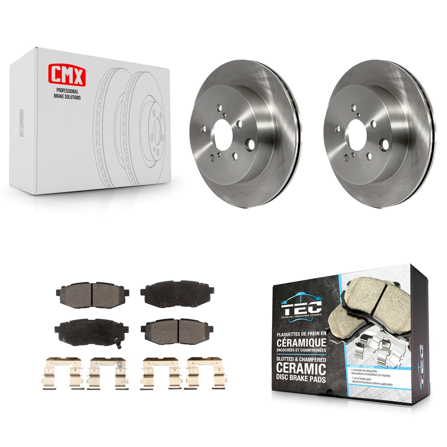 [Arrière] Kit de Disque et plaquette (céramique) de frein pour 2014-2018 Subaru Forester 2.0L K8T-102096