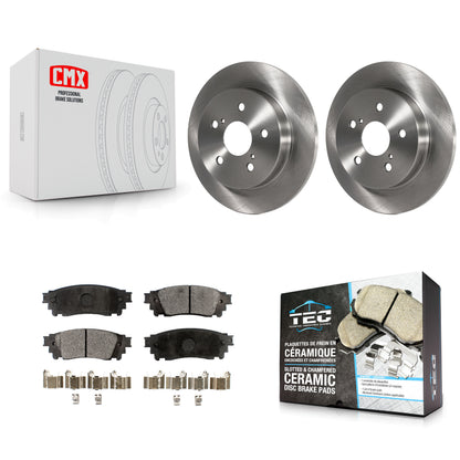 [Arrière] Kit de Disque et plaquette (céramique) de frein pour Toyota Camry RAV4 Lexus NX200t C-HR NX300 ES350 Avalon NX300h ES300h UX250h UX200 Venza ES250 Corolla Cross K8T-102103