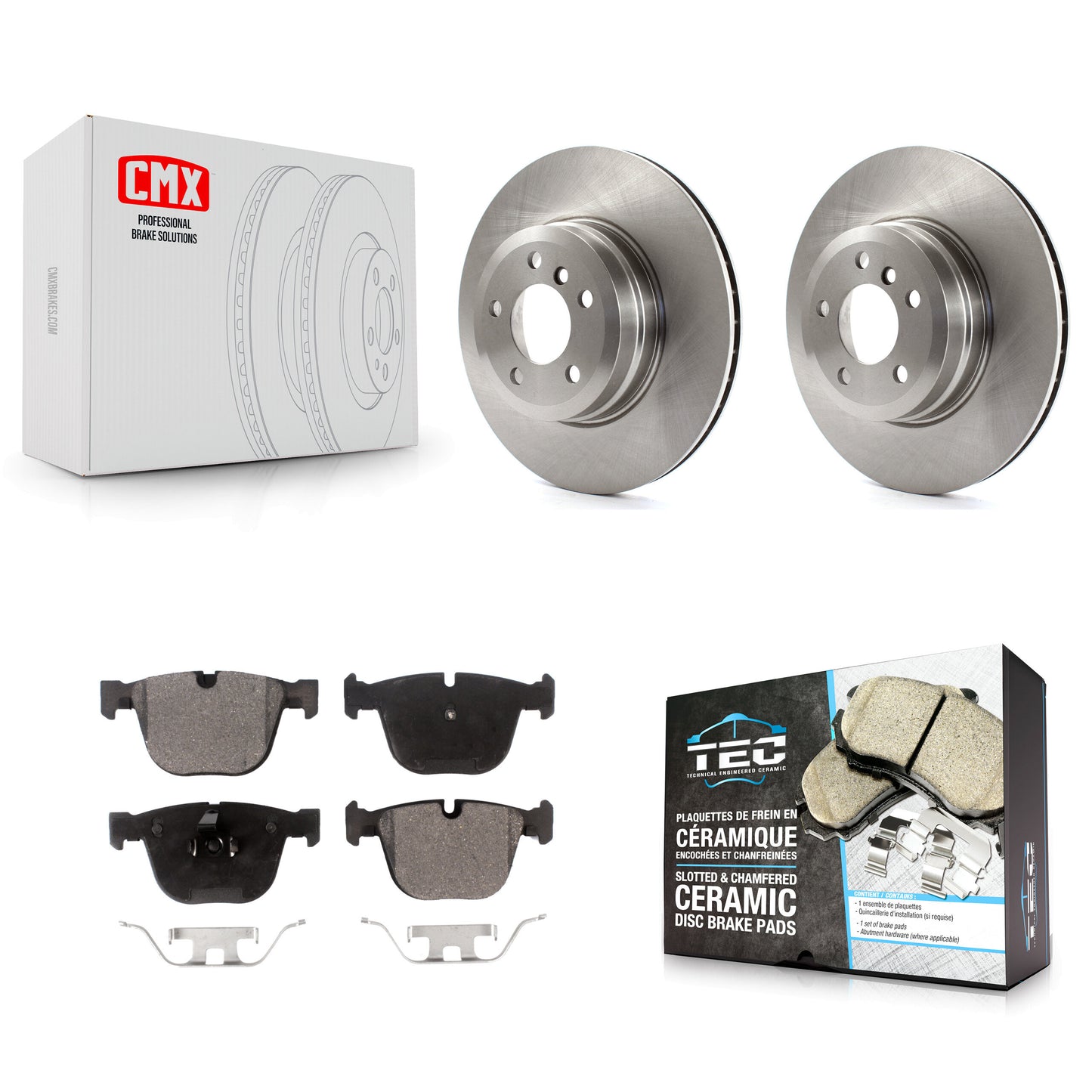 [Arrière] Kit de Disque et plaquette (céramique) de frein pour BMW X5 X6 K8T-102108