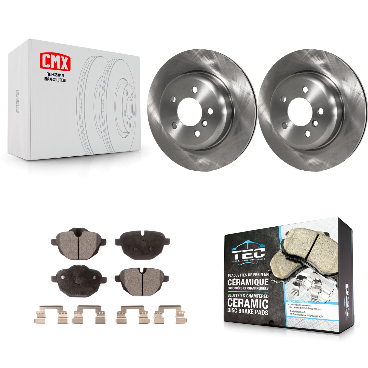 [Arrière] Kit de Disque et plaquette (céramique) de frein pour BMW 528i 535i xDrive 535d ActiveHybrid 5 K8T-102109