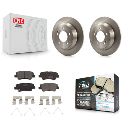 [Arrière] Kit de Disque et plaquette (céramique) de frein pour 2014-2017 Kia Rondo avec Electric Parking K8T-102112