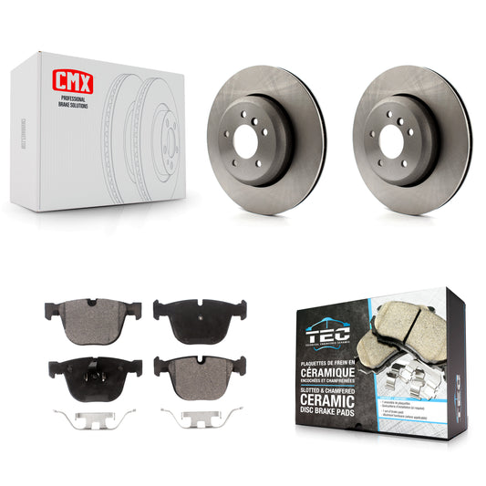 [Arrière] Kit de Disque et plaquette (céramique) de frein pour BMW 650i 535i 550i 645Ci 545i K8T-102116