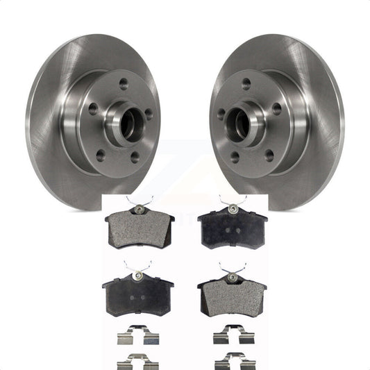 [Arrière] Kit de Disque et plaquette (céramique) de frein pour Volkswagen Jetta Golf Passat Corrado K8T-102119 par Transit Auto