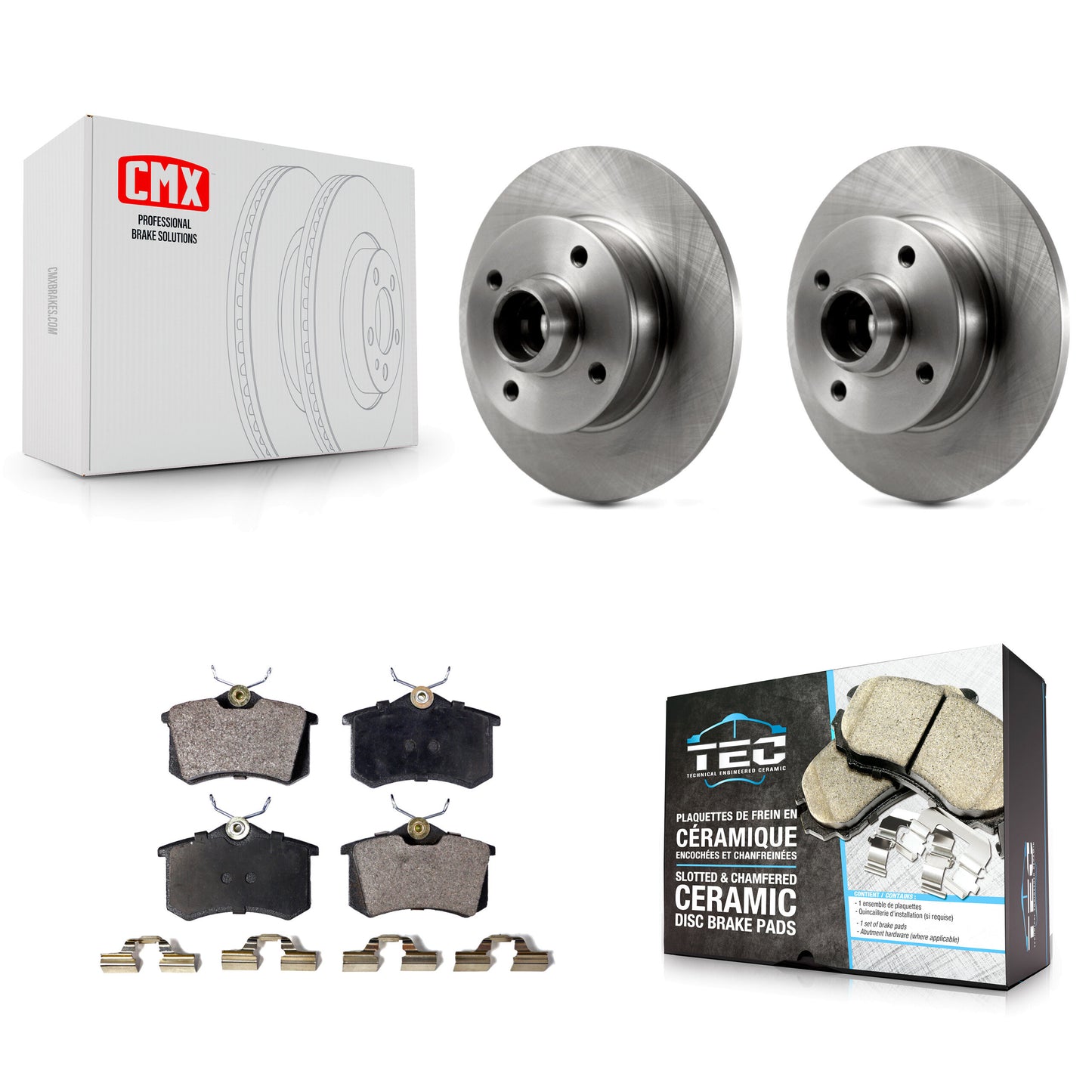 [Arrière] Kit de Disque et plaquette (céramique) de frein pour Volkswagen Cabrio K8T-102121