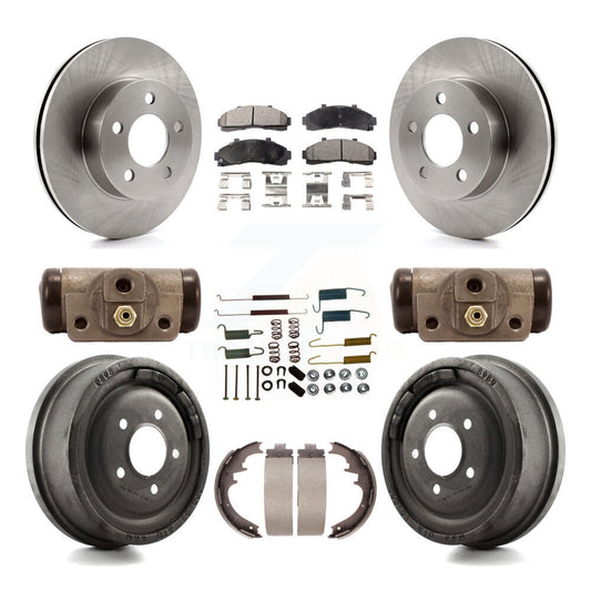 [Avant + Arrière] Kit de Disque et plaquette (céramique) de frein pour Ford Ranger Mazda B3000 B4000 avec 10" Diameter 4WD K8T-102308
