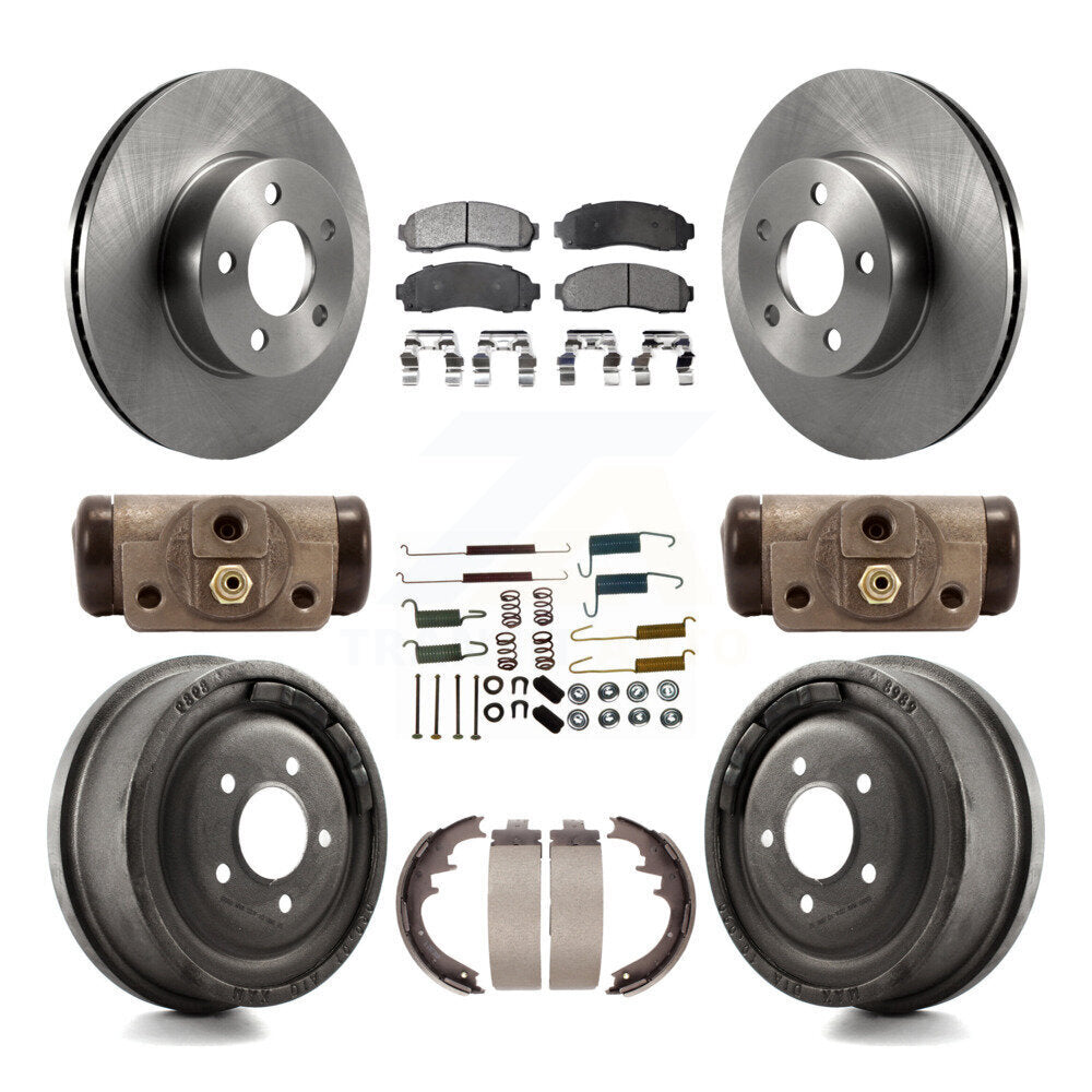 [Avant + Arrière] Kit de Disque et plaquette (céramique) de frein pour Ford Ranger Mazda B4000 avec 10" Diameter K8T-102309