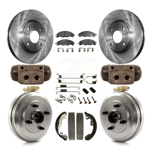 [Avant + Arrière] Kit de Disque et plaquette (céramique) de frein pour Ford Focus K8T-102312