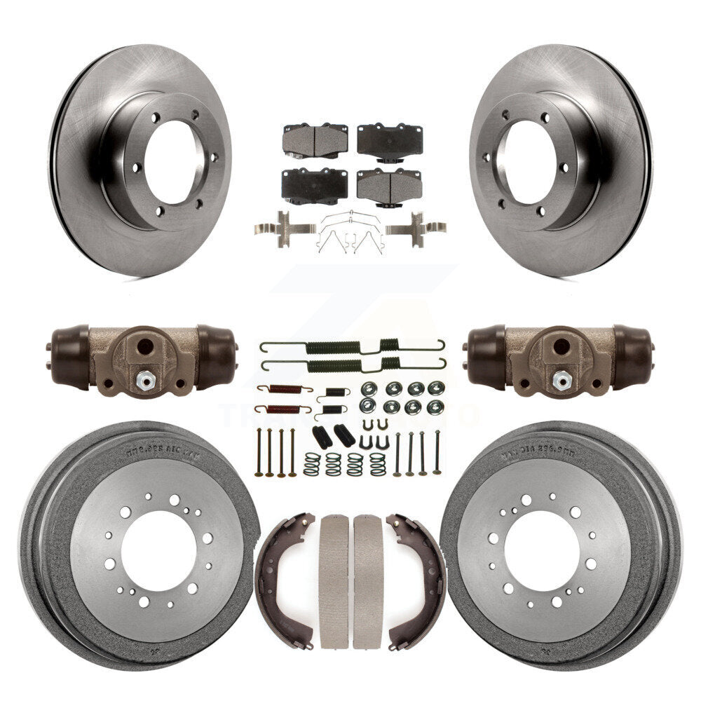 [Avant + Arrière] Kit de Disque et plaquette (céramique) de frein pour Toyota Pickup 4Runner K8T-102322