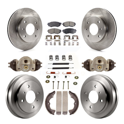 [Avant + Arrière] Kit de Disque et plaquette (céramique) de frein pour 2003-2006 Nissan Sentra 1.8L K8T-102324