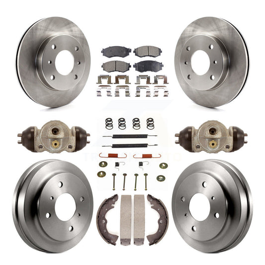 [Avant + Arrière] Kit de Disque et plaquette (céramique) de frein pour 2003-2006 Nissan Sentra 1.8L K8T-102324