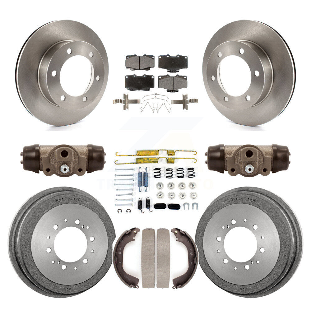 [Avant + Arrière] Kit de Disque et plaquette (céramique) de frein pour 1995-1998 Toyota Tacoma 4WD K8T-102326