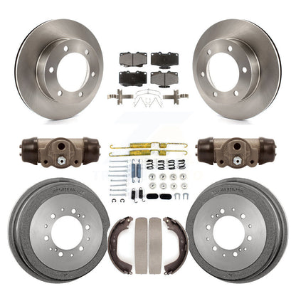 [Avant + Arrière] Kit de Disque et plaquette (céramique) de frein pour 1995-1998 Toyota Tacoma 4WD K8T-102326